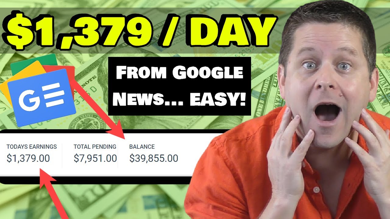 Earn $1,379 A DAY from Google News - Free Copy And Paste Method With Proof!