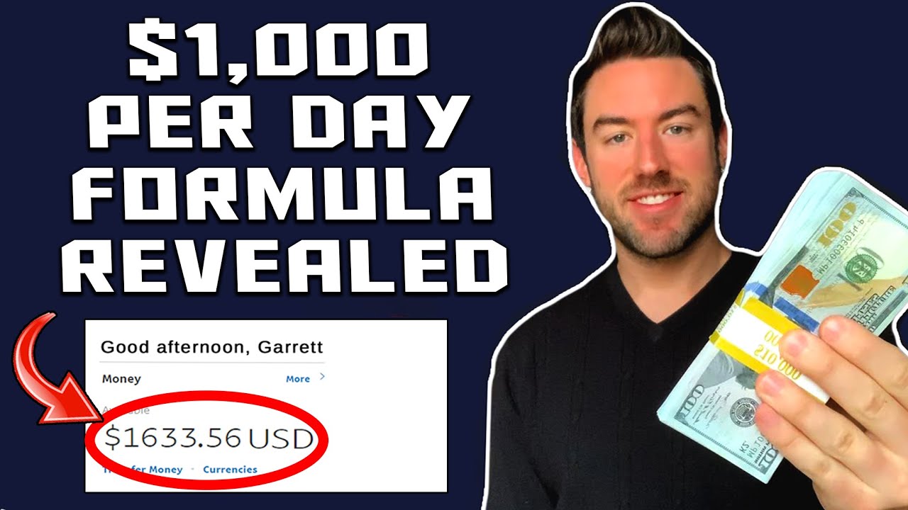 How To Make 1000 Dollars A Day Online (SIMPLE FORMULA)