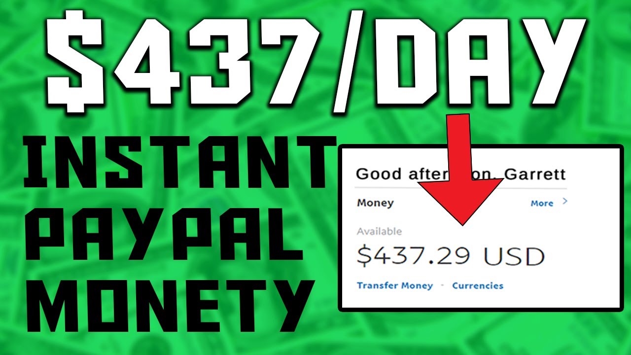 Make $437 Every 30 Mins Through Paypal! (100% EASY)