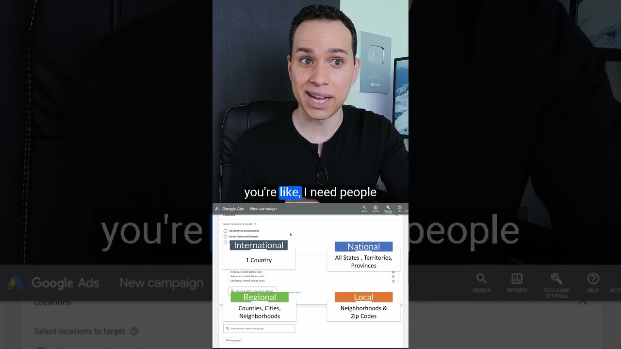Increase Conversion w/ Location Targeting (YT Ads)📍🗺️